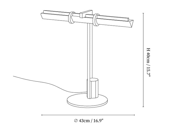 Reed Table Lamp