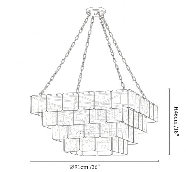 Regal Chain Chandelier