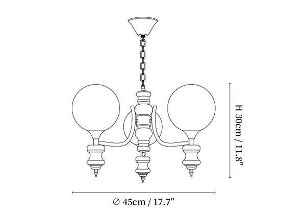 Regal Orb Chandelier