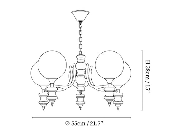 Regal Orb Chandelier
