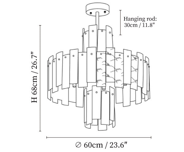 Regina Alabaster Chandelier