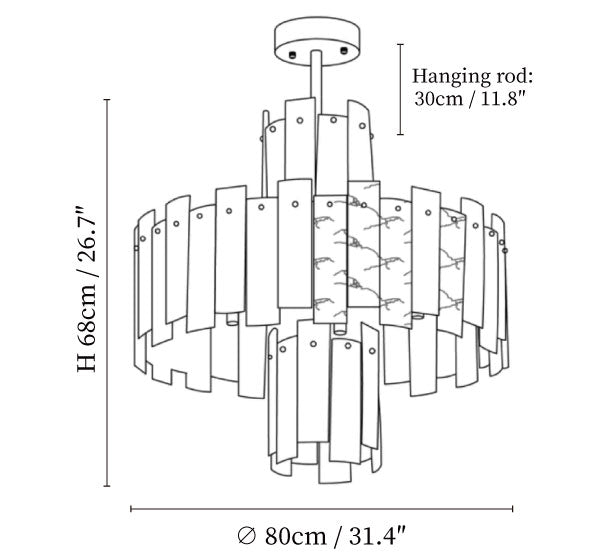 Regina Alabaster Chandelier