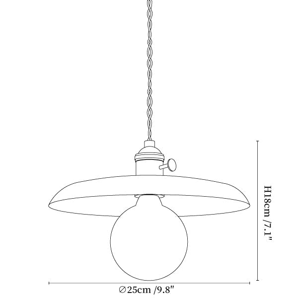 Renzo Travertine Pendant Light