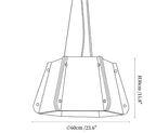 Repose Paneled Acoustic Pendant Light