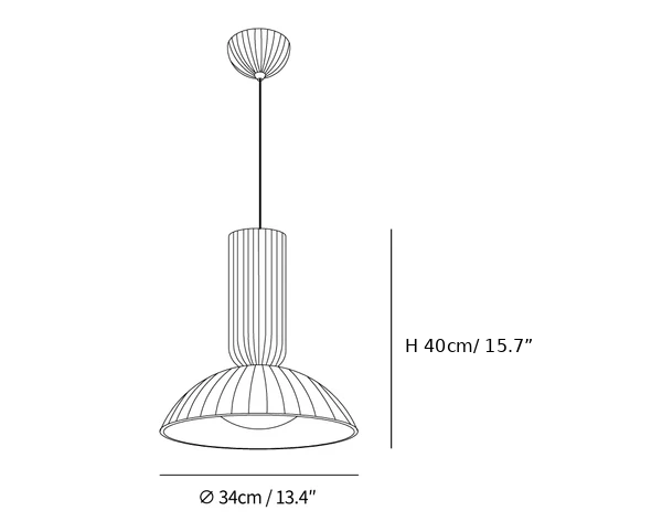 Resin Apollo Pendant Light