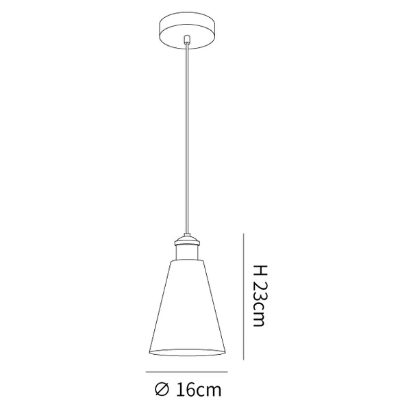 Resin Geometric Pendant Lamp