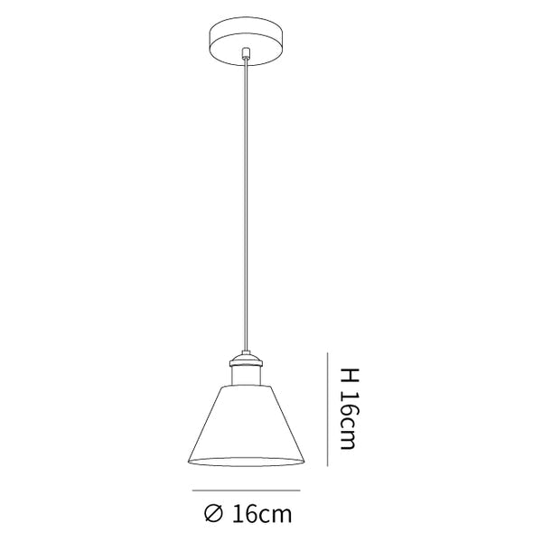 Resin Geometric Pendant Lamp