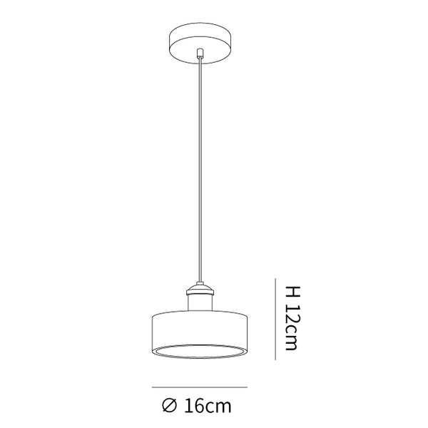 Resin Geometric Pendant Lamp