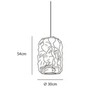 Resin Geometry Pendant Lamp
