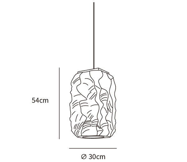 Resin Geometry Pendant Lamp