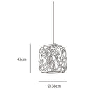 Resin Geometry Pendant Lamp
