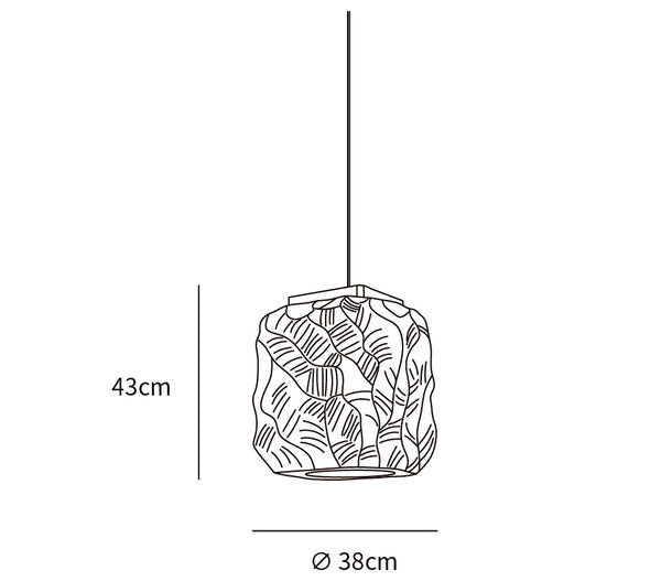 Resin Geometry Pendant Lamp