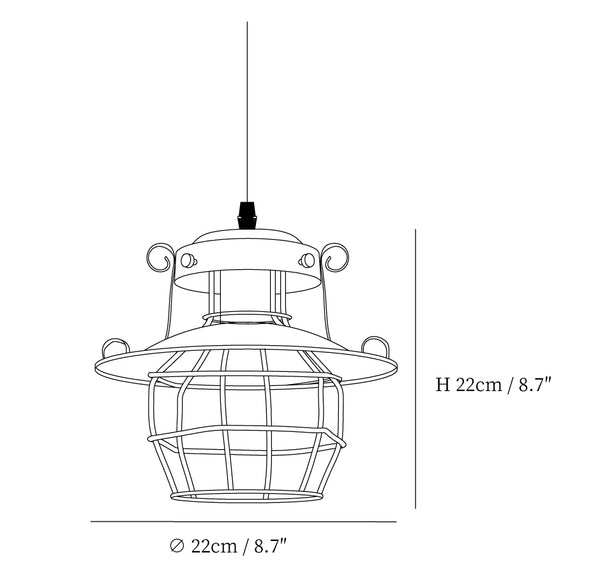 Retro Birdcage Pendant Light