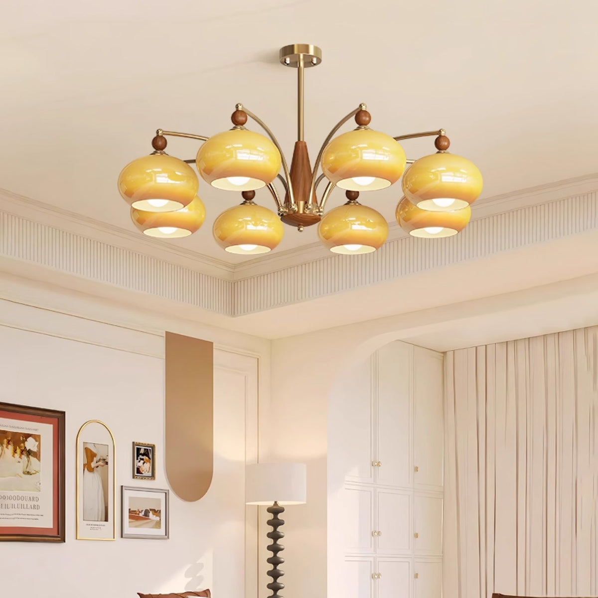 Retro Calliope Chandelier