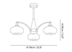 Retro Calliope Chandelier