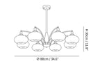 Retro Calliope Chandelier