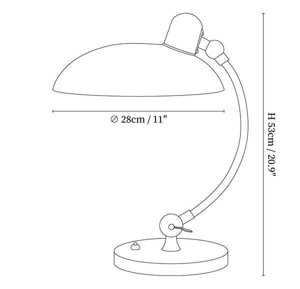 Retro Curve Desk Lamp