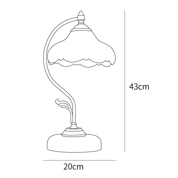 Retro Flower Table Lamp