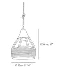 Retro Hemp Rope Exquisite Pendant Light