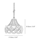 Retro Hemp Rope Exquisite Pendant Light
