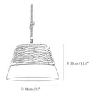 Retro Hemp Rope Exquisite Pendant Light