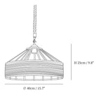 Retro Hemp Rope Exquisite Pendant Light