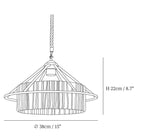 Retro Hemp Rope Exquisite Pendant Light