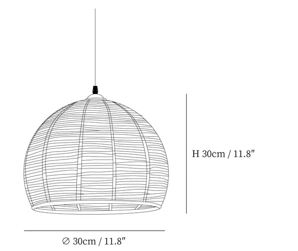 Retro Hemp Rope Interesting Pendant Light