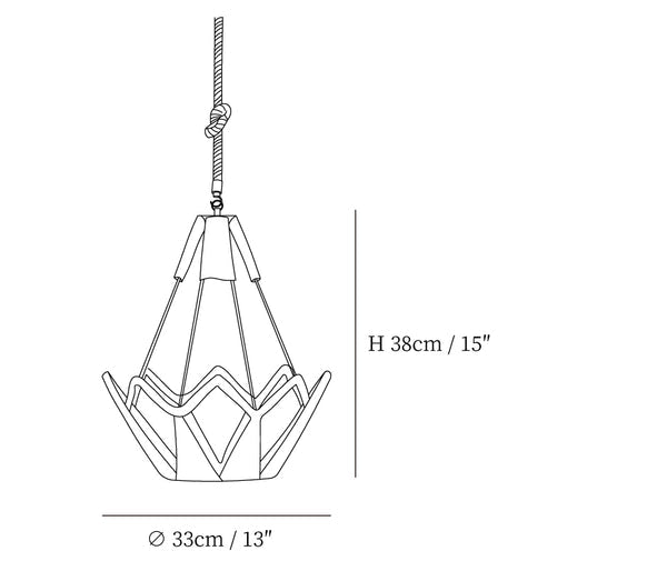 Retro Hemp Rope Interesting Pendant Light