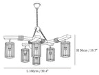 Retro Solid Wood Chandelier