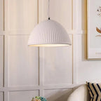 Ribbed Dome Pendant Light