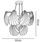 Ribbed Shell Ceiling light