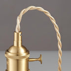 Ribbed Spiral Pendant Light