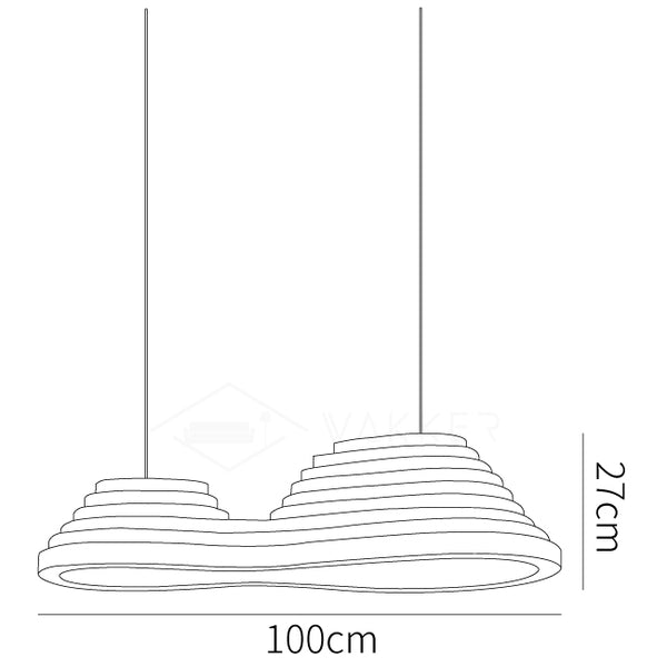 Rice Field Acoustic Pendant Lamp