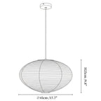 Washi Paper 15A 21A 26A Pendant Light