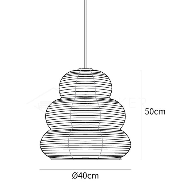 Rice Paper 24N Pendant Light