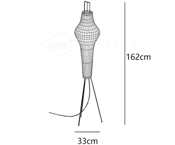 Rice Paper Floor Lamp