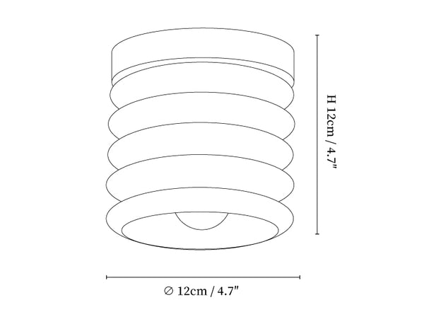 Ridge Artisan Ceiling Lamp