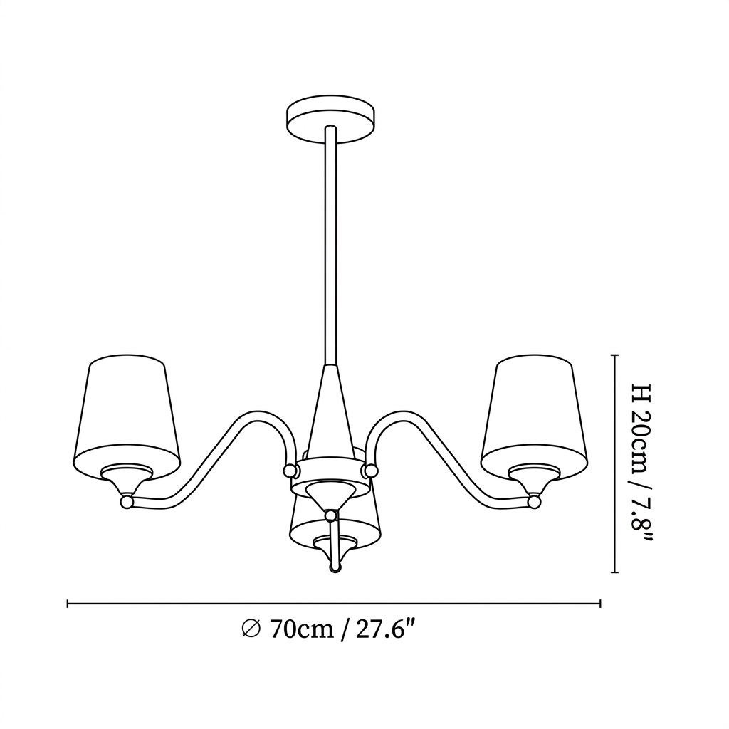 Ridge Chandelier