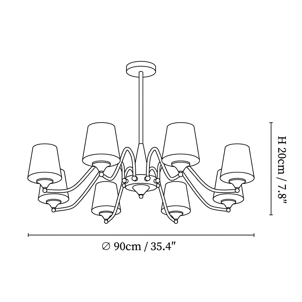 Ridge Chandelier