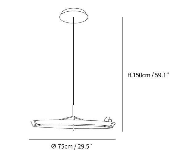 Ring Nodes Pendant Lamp