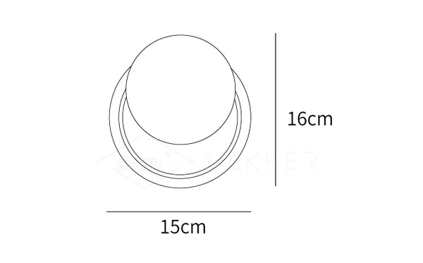 Ring Shaped LED Wall Light