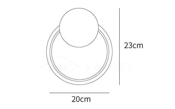 Ring Shaped LED Wall Light