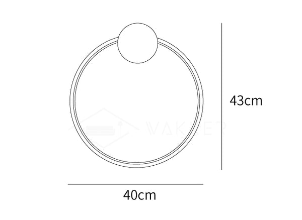 Ring Shaped LED Wall Light