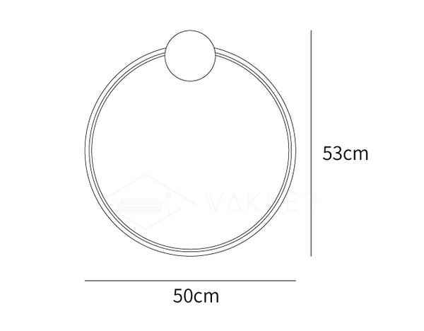 Ring Shaped LED Wall Light