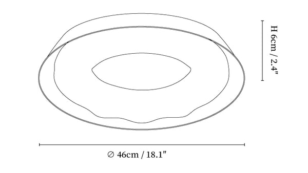 Ripple Aura Ceiling Light