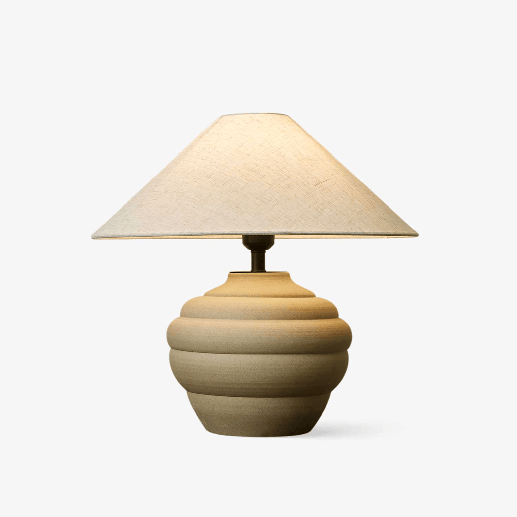 Ripple Clay Table Lamp