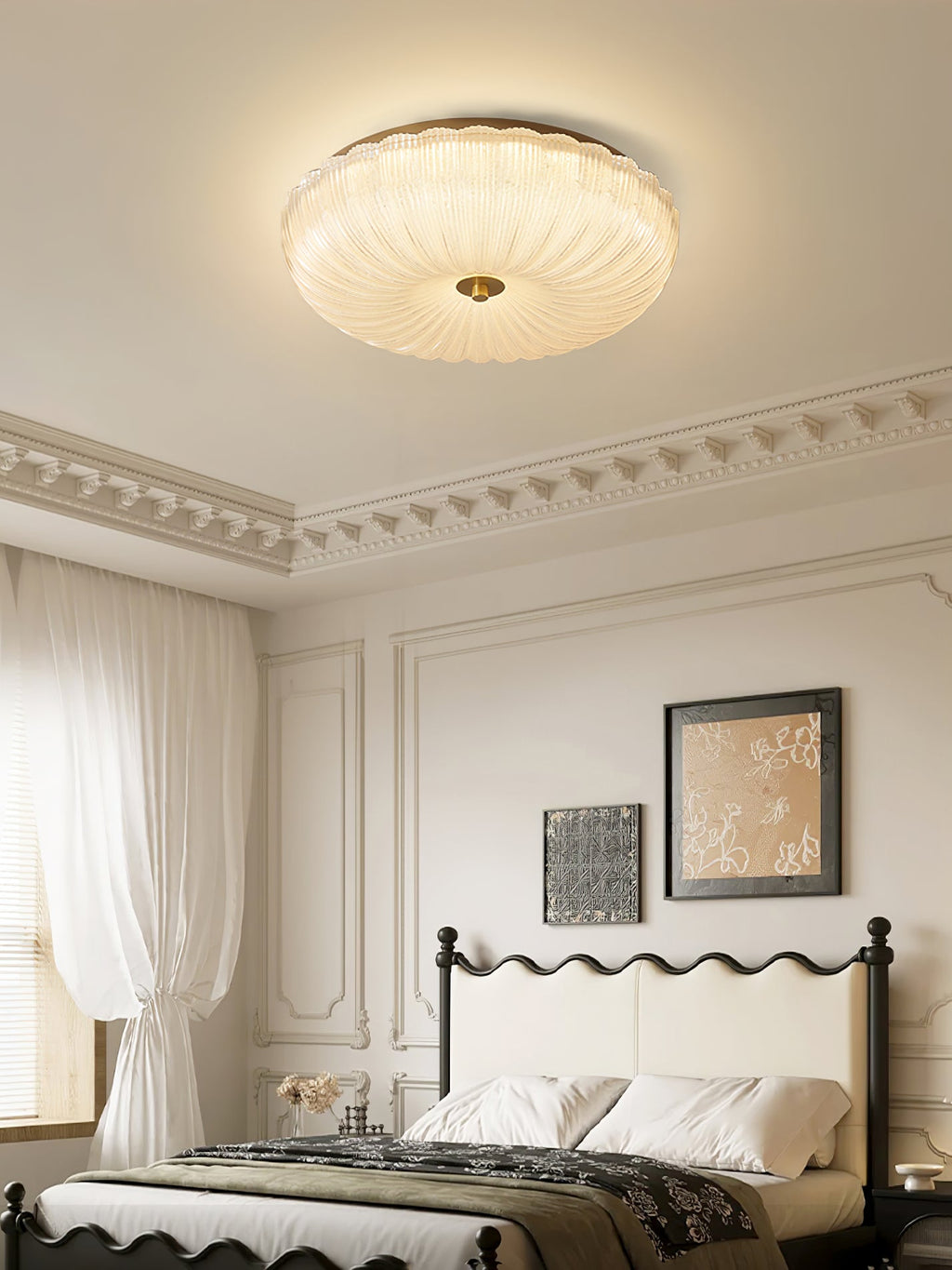 Ripple Glass Ceiling Light