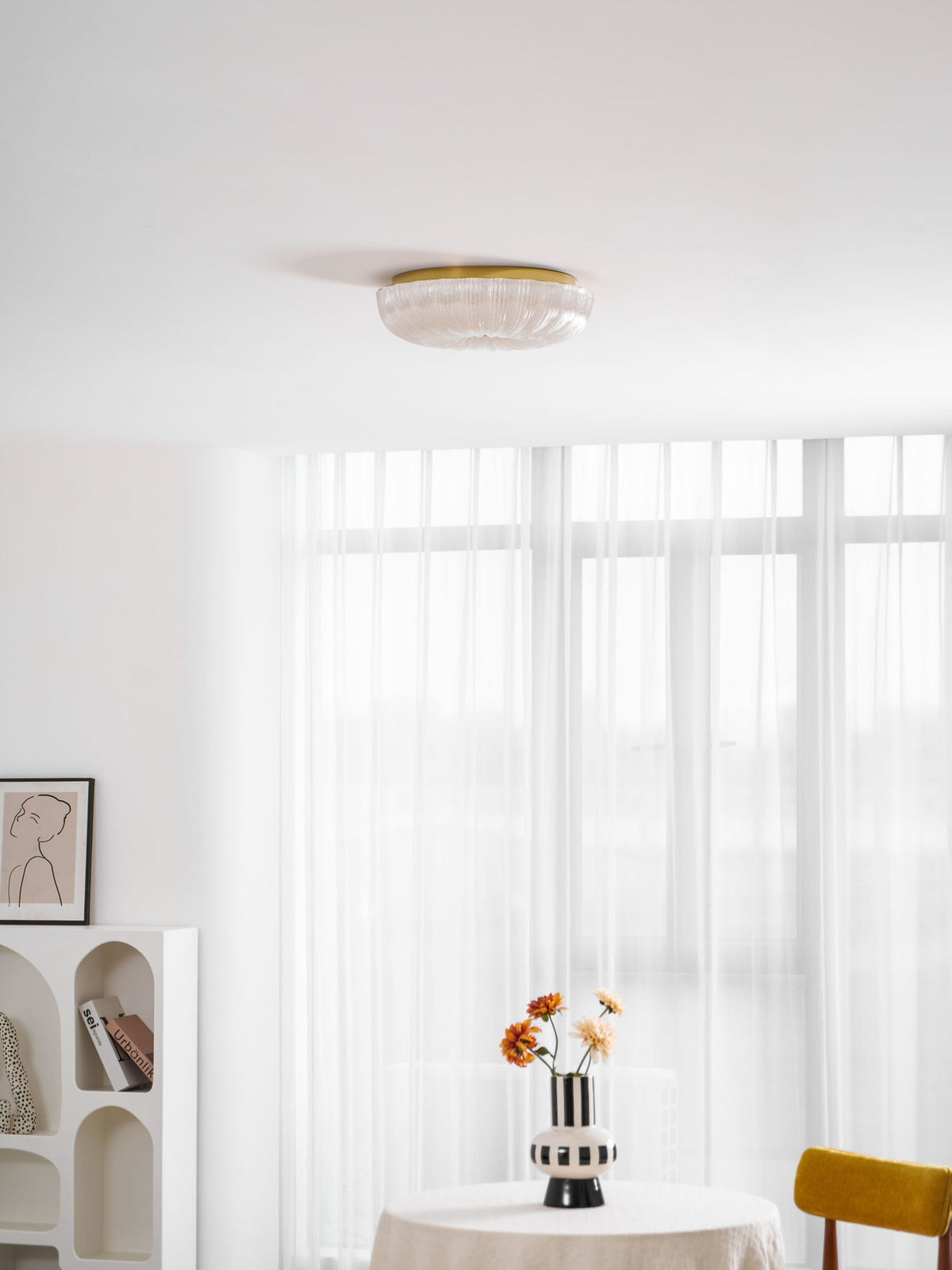 Ripple Glass Ceiling Light