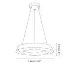 Ripple Wave Pendant Light